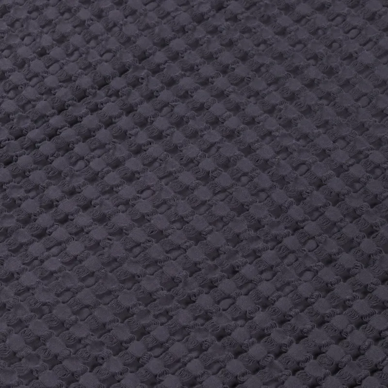 Oas Cuba Waffle Shirt Nearly Black-6