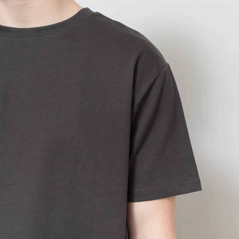 Uskees 7006 Essential T Shirt Faded Black-4