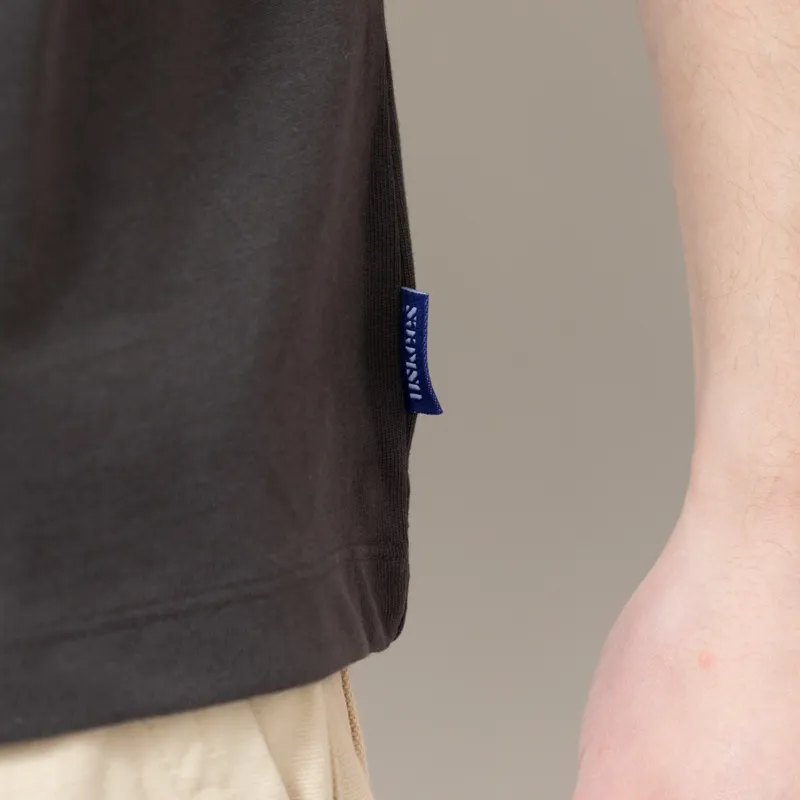 Uskees 7006 Essential T Shirt Faded Black-5