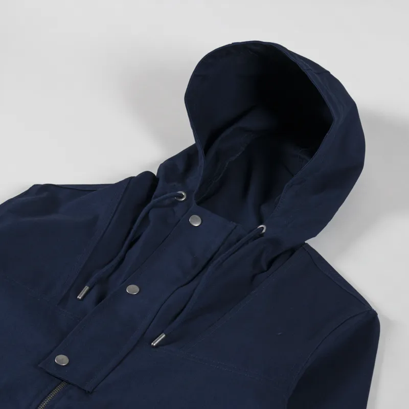 Armor Lux Water Repellent Canvas Jacket Marine Deep-2