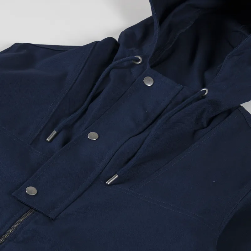 Armor Lux Water Repellent Canvas Jacket Marine Deep-4