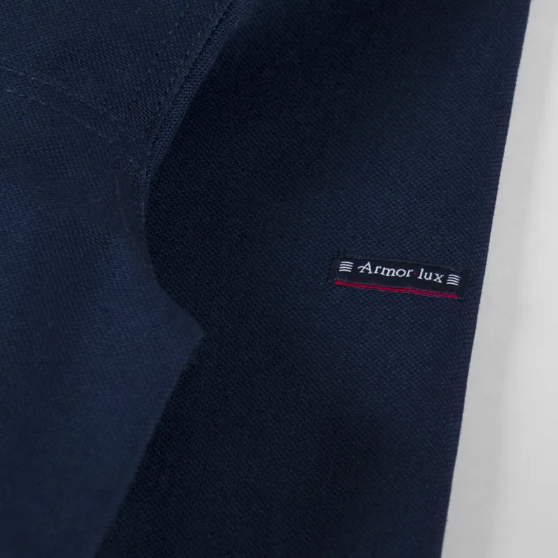 Armor Lux Water Repellent Canvas Jacket Marine Deep-6