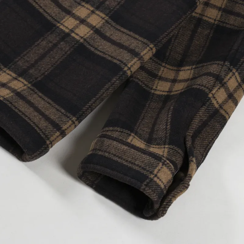 Armor Lux Checkered Wool Fishermans Jacket Carreaux Mocha Rich Navy-11