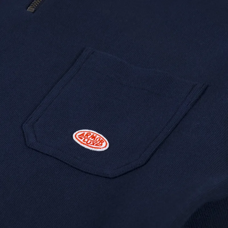 Armor Lux Camionneur Sweatshirt Marine Deep-5
