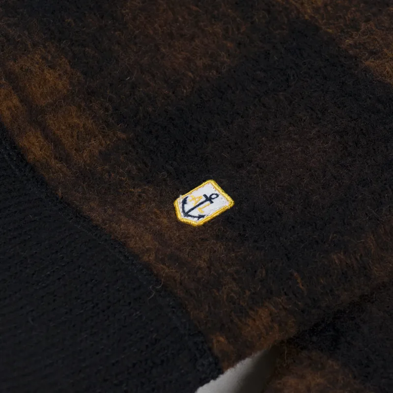 Armor Lux Heritage RDC Sweatshirt Carreaux Acajou-4