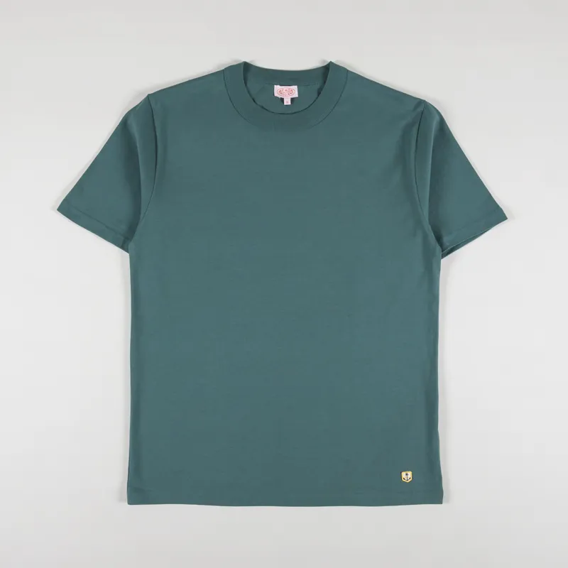 Armor Lux Heritage T Shirt Silver Pine