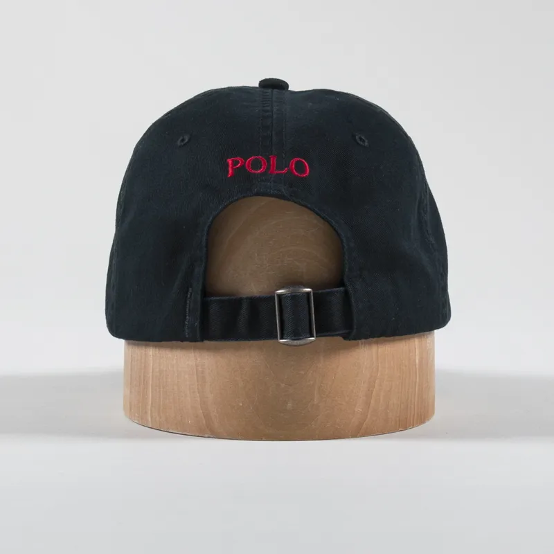 Polo Ralph Lauren Sports Cap Polo Black RL Red-3