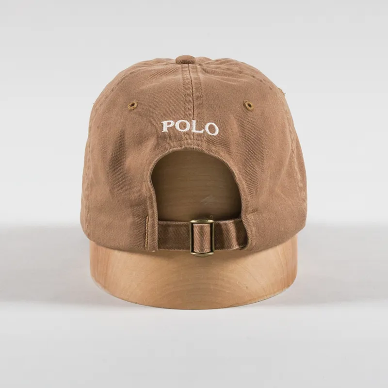 Polo Ralph Lauren Cotton Chino Ball Cap Rustic Tan-3