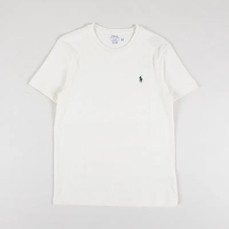 Polo Ralph Lauren Custom Slim Fit T Shirt Cream