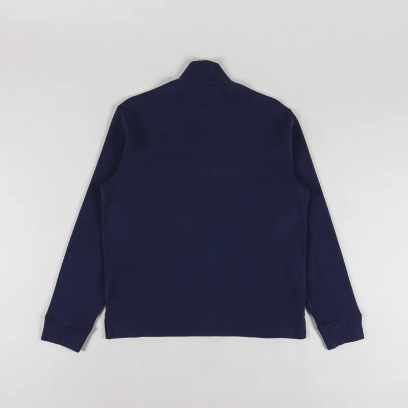 Polo Ralph Lauren Double Knit Quarter Zip Sweatshirt Cruise Navy-1