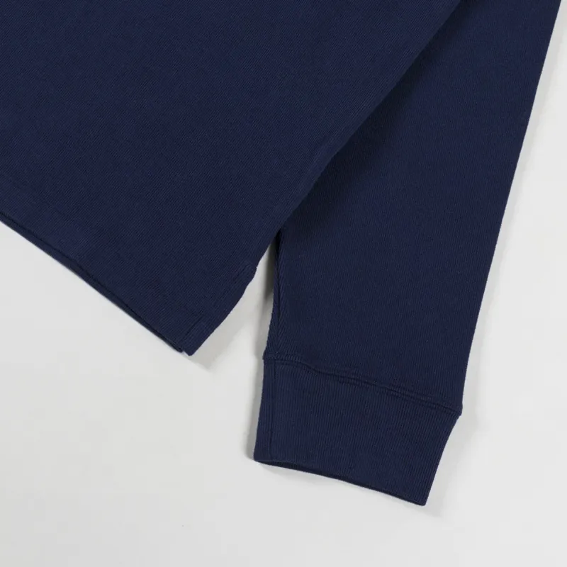 Polo Ralph Lauren Double Knit Quarter Zip Sweatshirt Cruise Navy-6