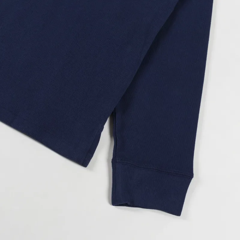 Polo Ralph Lauren Double Knit Quarter Zip Sweatshirt Cruise Navy-7