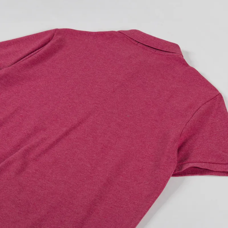 Polo Ralph Lauren Mesh Polo Shirt Ruby Heather-3