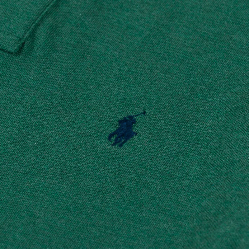 Polo Ralph Lauren Mesh Polo Shirt Verano Green Heather-5