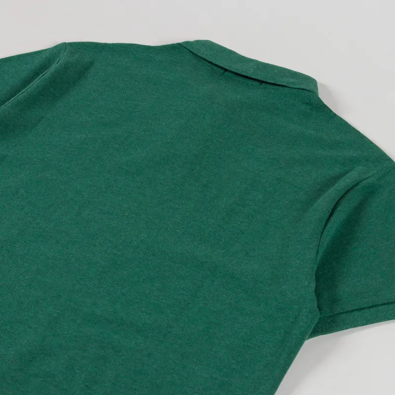 Polo Ralph Lauren Mesh Polo Shirt Verano Green Heather-3