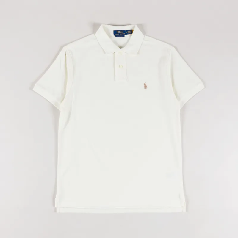 Polo Ralph Lauren Mesh Polo Shirt Parchment Cream