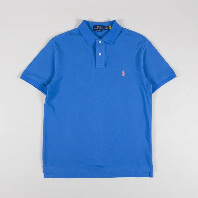 Polo Ralph Lauren Mesh Polo Shirt Blue Orbit