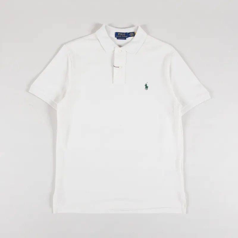 Polo Ralph Lauren Mesh Polo Shirt Cream