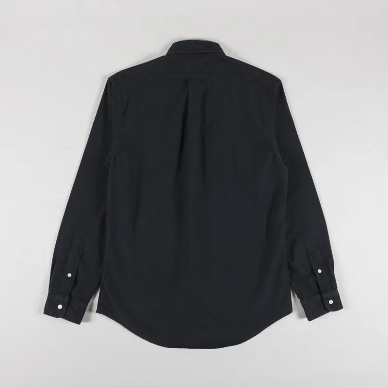 Polo Ralph Lauren Custom Fit Garment Dyed Oxford Shirt Black-1