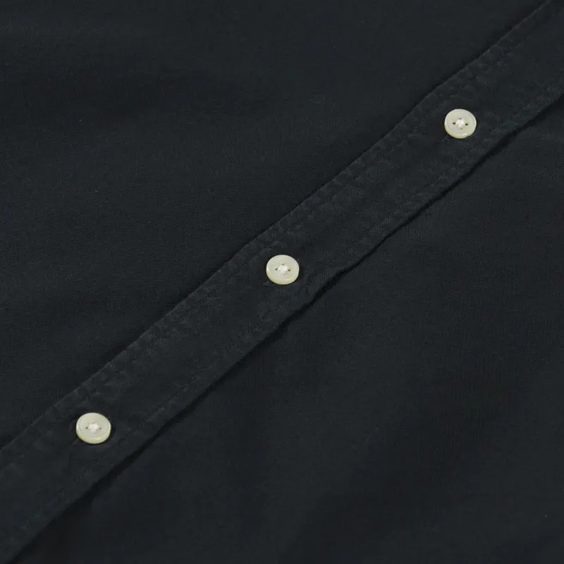 Polo Ralph Lauren Custom Fit Garment Dyed Oxford Shirt Black-5