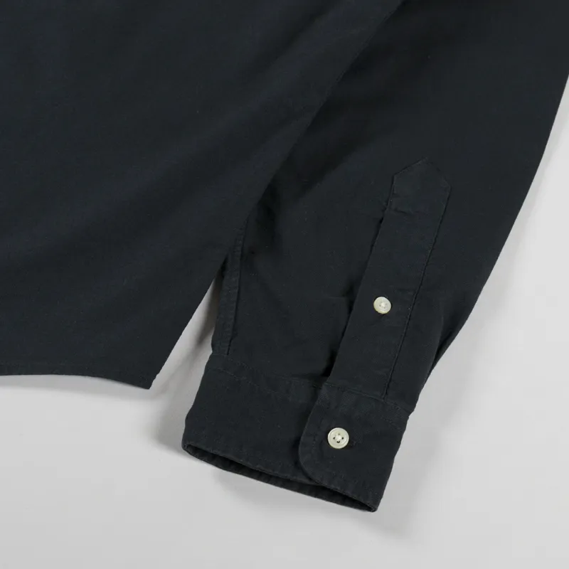 Polo Ralph Lauren Custom Fit Garment Dyed Oxford Shirt Black-7
