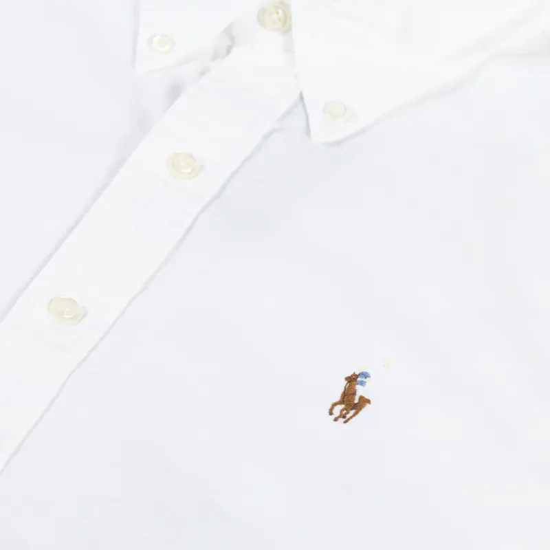 Polo Ralph Lauren Oxford Short Sleeve Shirt White-2