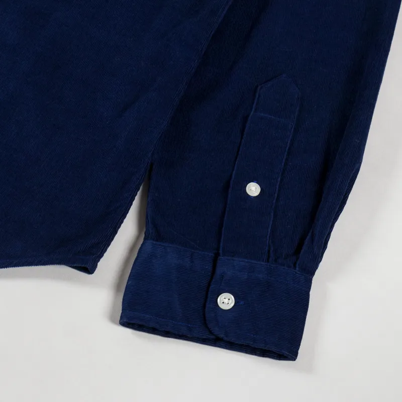 Polo Ralph Lauren Custom Fit Corduroy Shirt Newport Navy-7