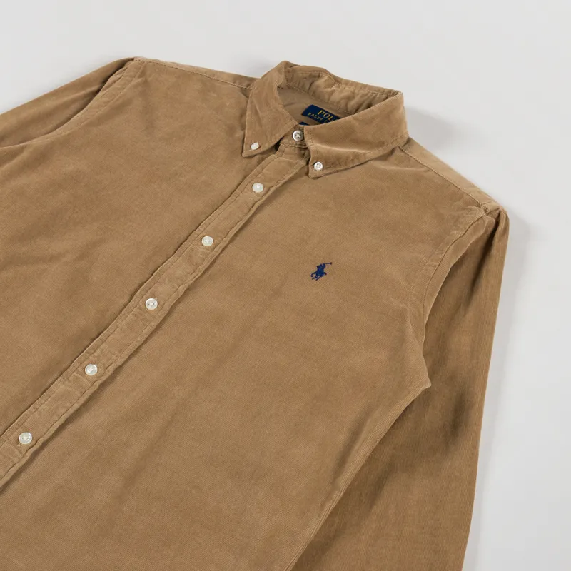 Polo Ralph Lauren Custom Fit Corduroy Shirt New Bronze-2