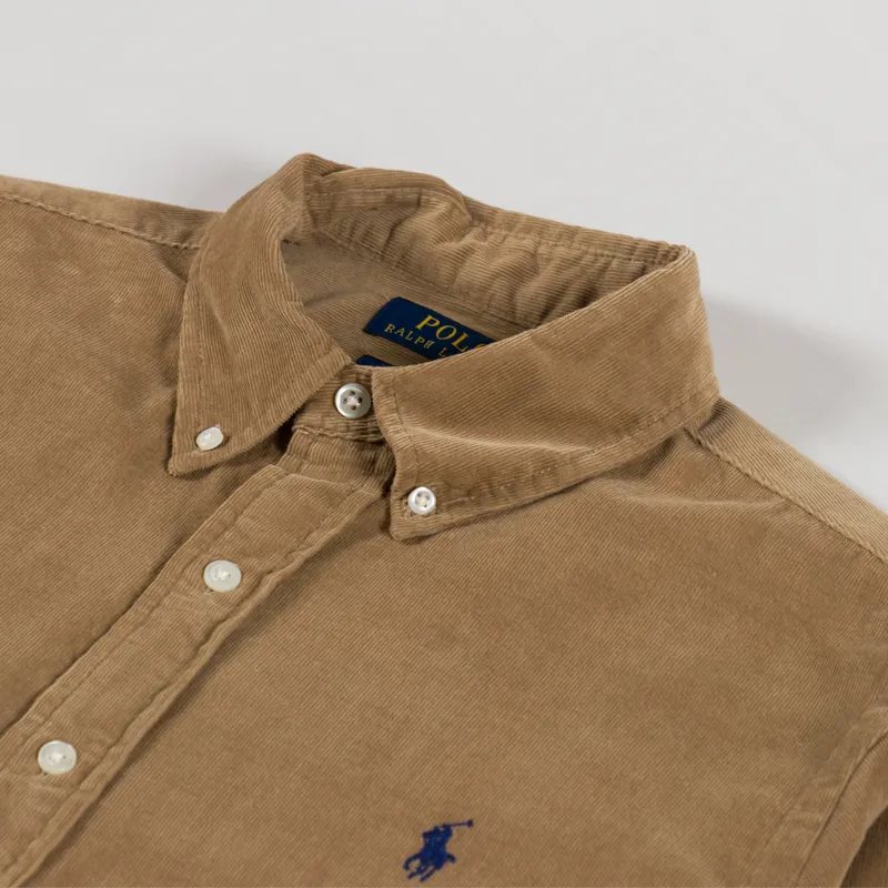Polo Ralph Lauren Custom Fit Corduroy Shirt New Bronze-4