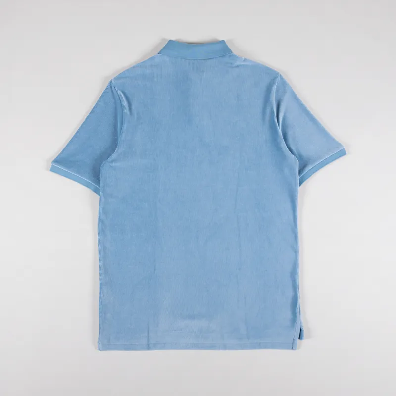 Polo Ralph Lauren Knit Corduroy Polo Shirt Cassidy Blue-1