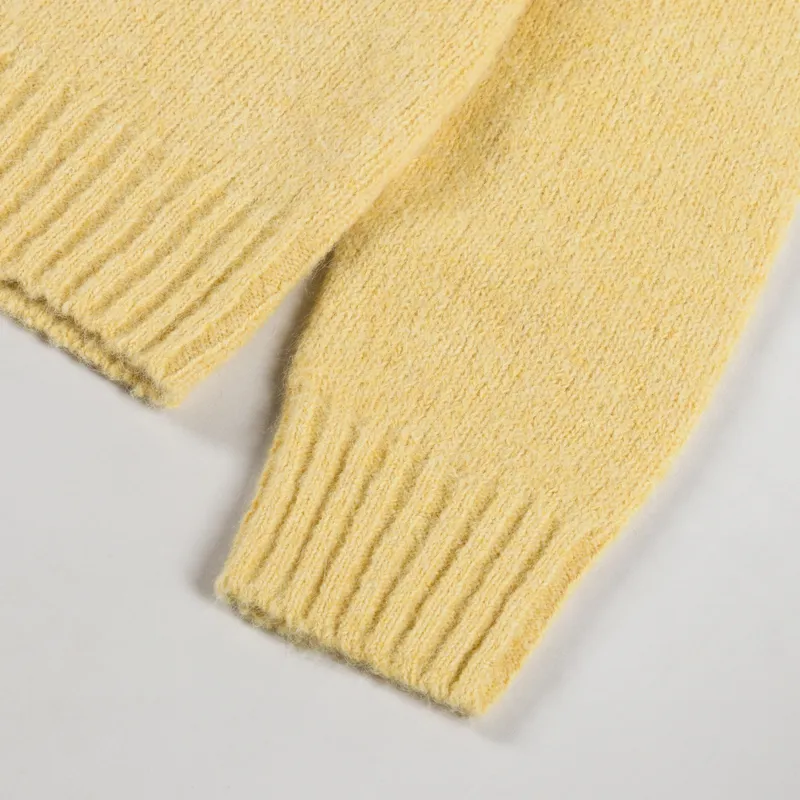 Polo Ralph Lauren Chunky Crew Knit Shetland Yellow-6