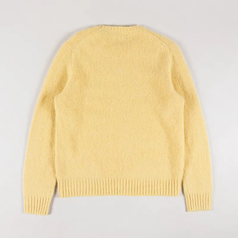 Polo Ralph Lauren Chunky Crew Knit Shetland Yellow-1
