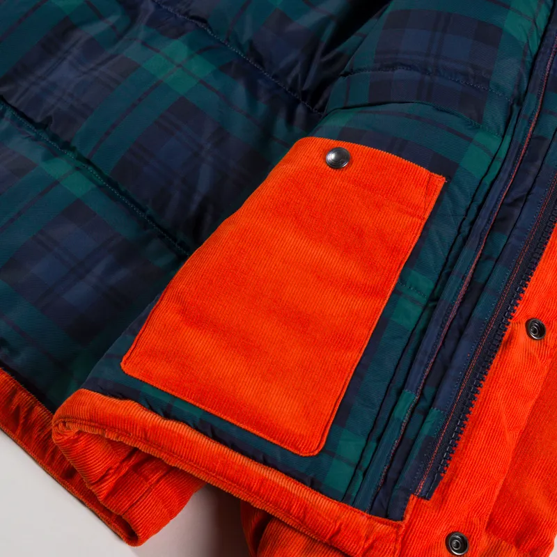 Polo Ralph Lauren Wainwright Corduroy Down Jacket College Orange-4