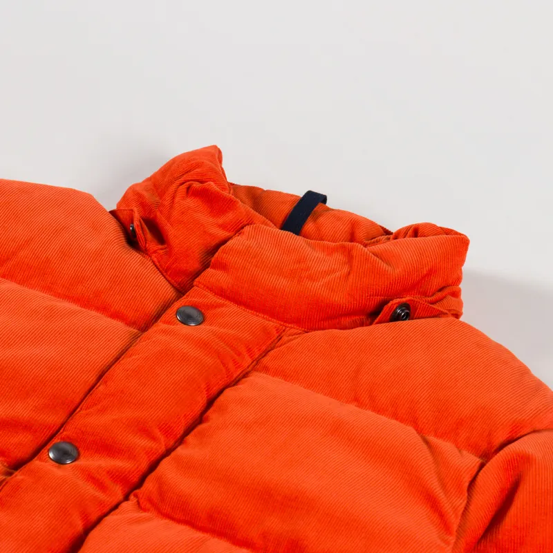 Polo Ralph Lauren Wainwright Corduroy Down Jacket College Orange-5