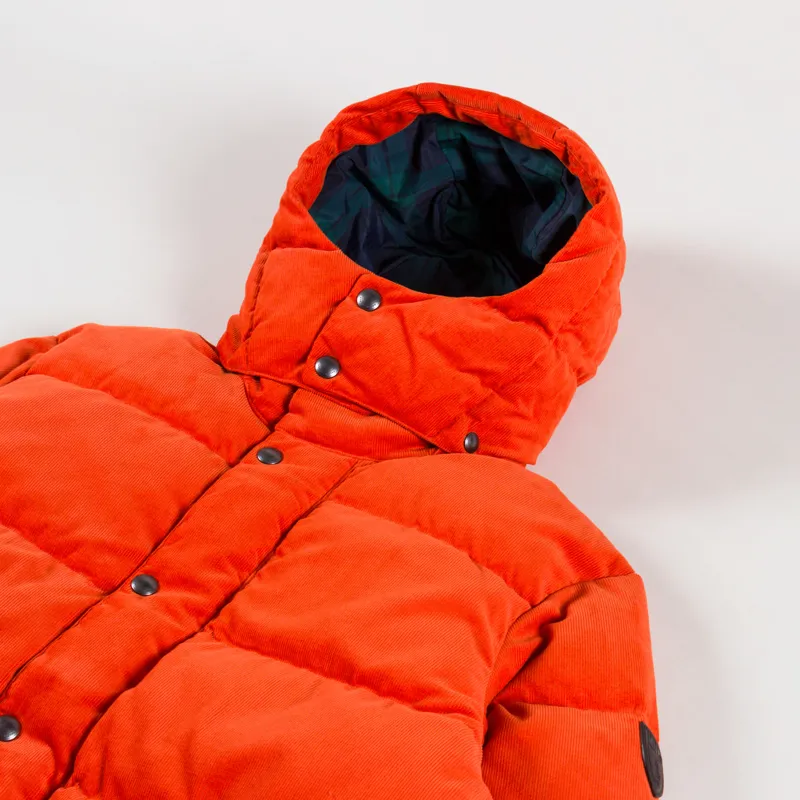 Polo Ralph Lauren Wainwright Corduroy Down Jacket College Orange-6