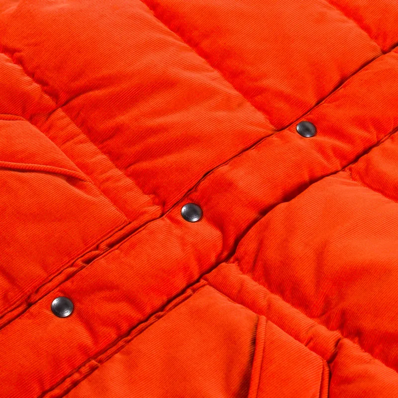 Polo Ralph Lauren Wainwright Corduroy Down Jacket College Orange-10