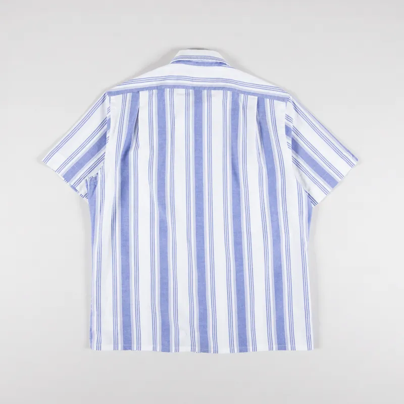 Polo Ralph Lauren Striped Oxford Camp Shirt White Blue-1