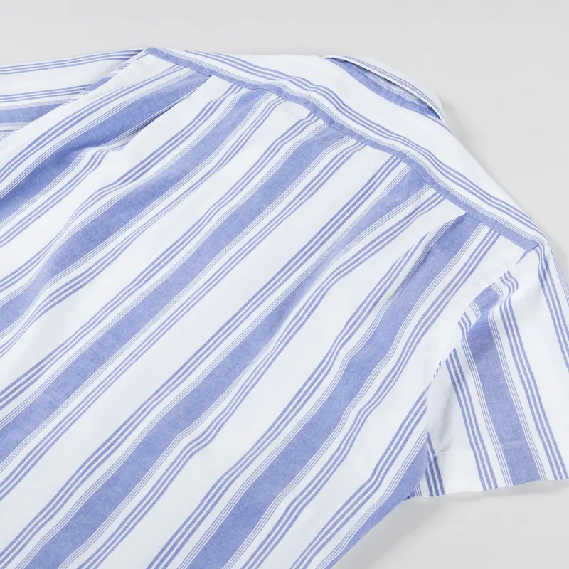 Polo Ralph Lauren Striped Oxford Camp Shirt White Blue-3