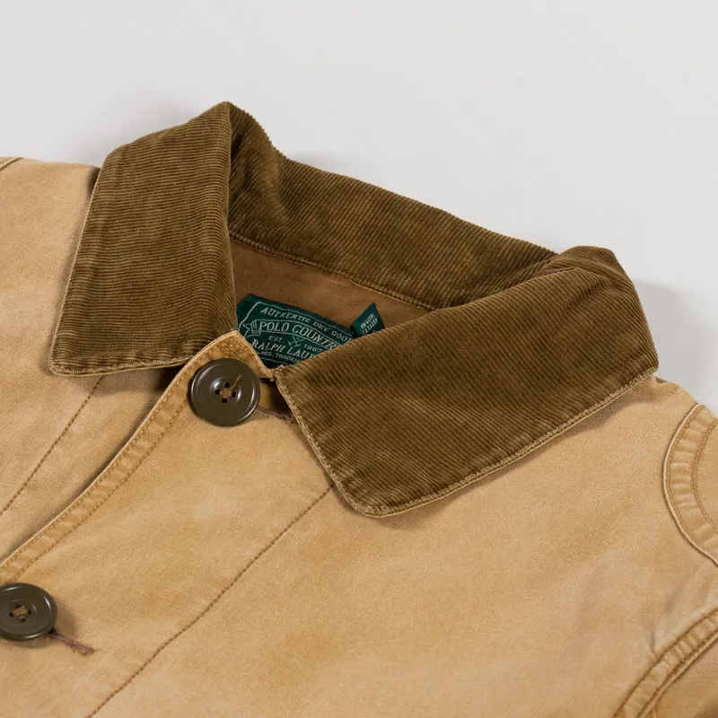 Polo Ralph Lauren Canvas Utility Jacket Berkshire Tan X-6