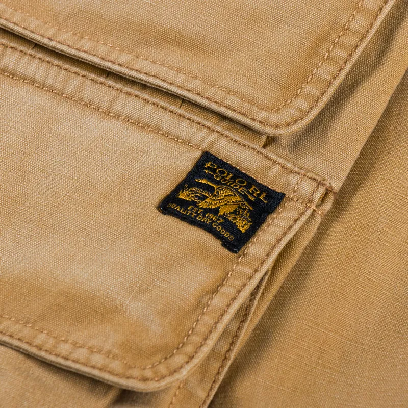 Polo Ralph Lauren Canvas Utility Jacket Berkshire Tan X-7