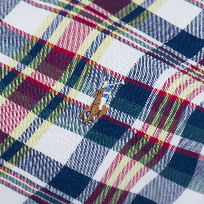 Polo Ralph Lauren Short Sleeve Check Shirt Blue Multi-4