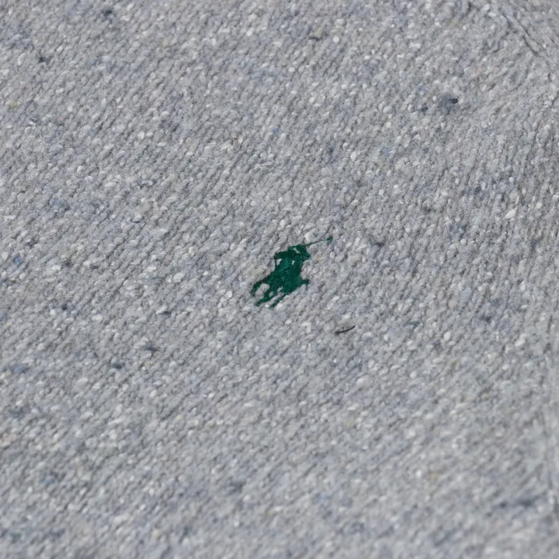 Polo Ralph Lauren Speckled Wool Blend Crewneck Jumper Grey Donegal-4