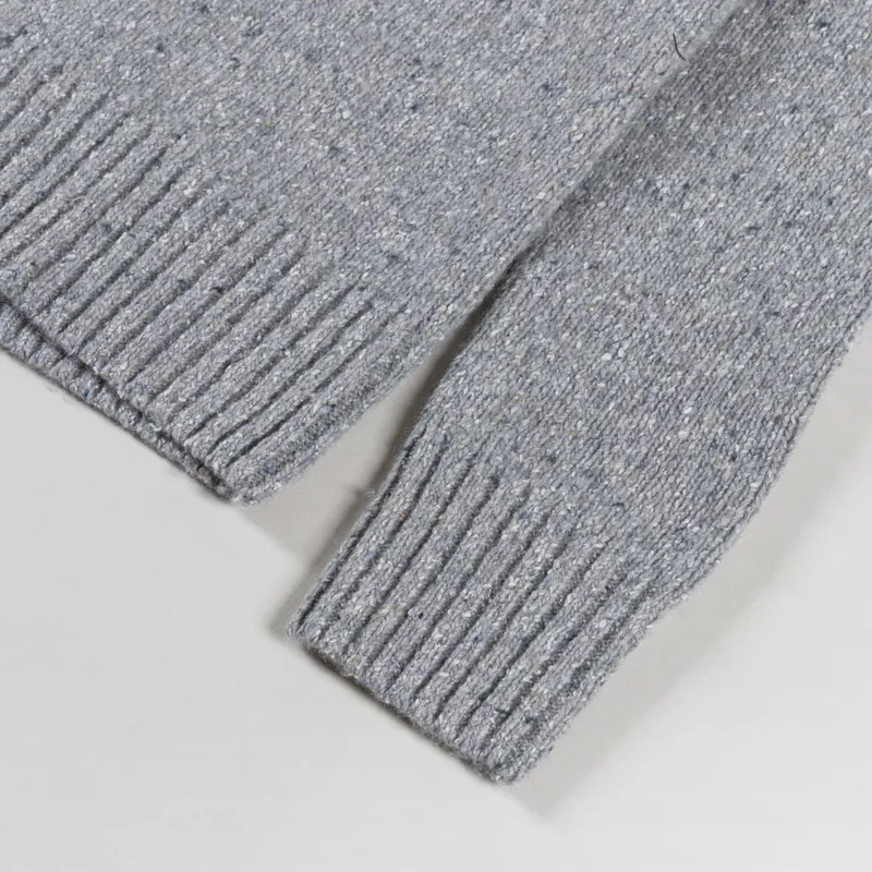 Polo Ralph Lauren Speckled Wool Blend Crewneck Jumper Grey Donegal-6