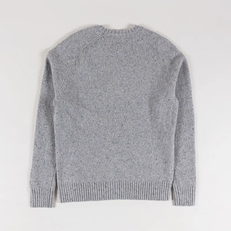 Polo Ralph Lauren Speckled Wool Blend Crewneck Jumper Grey Donegal-1