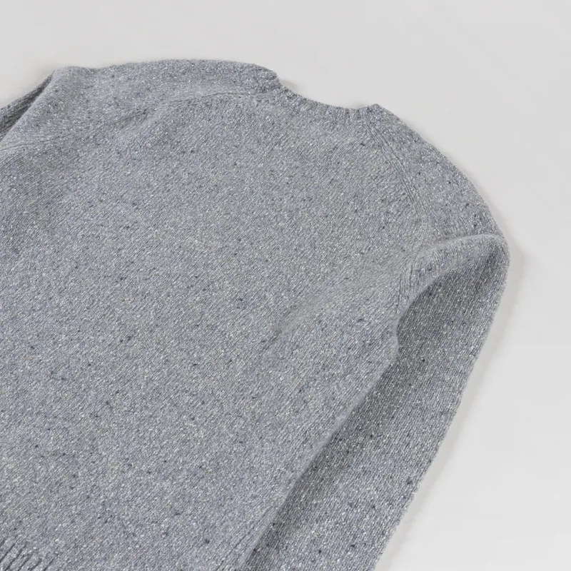 Polo Ralph Lauren Speckled Wool Blend Crewneck Jumper Grey Donegal-3