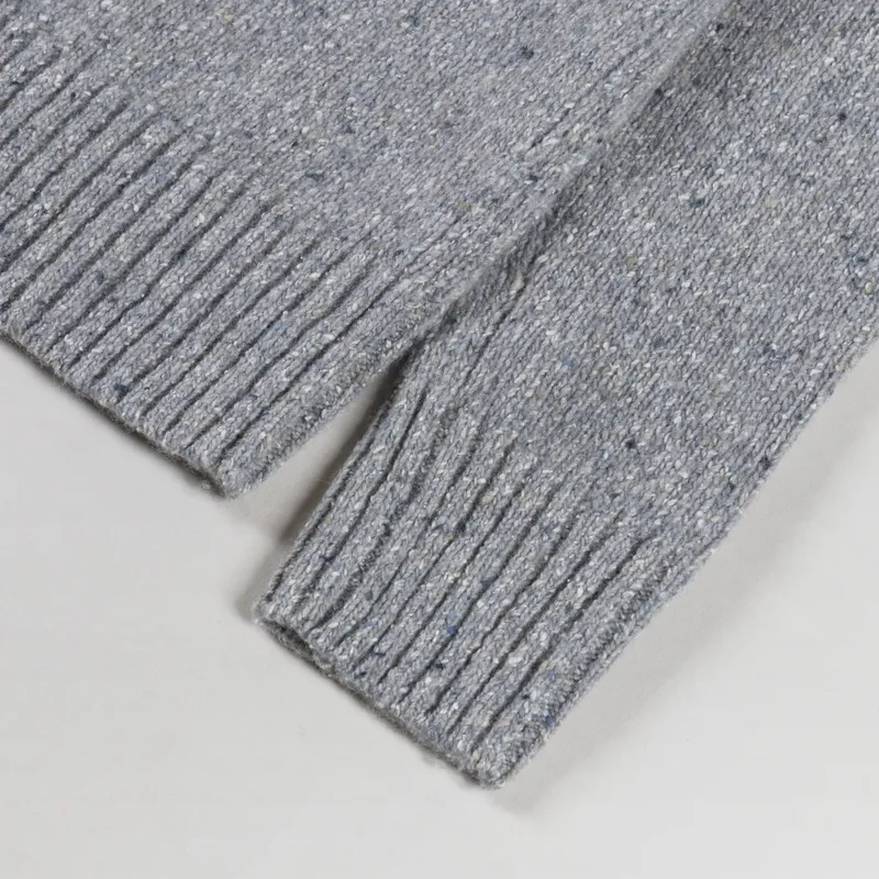 Polo Ralph Lauren Speckled Wool Blend Crewneck Jumper Grey Donegal-5