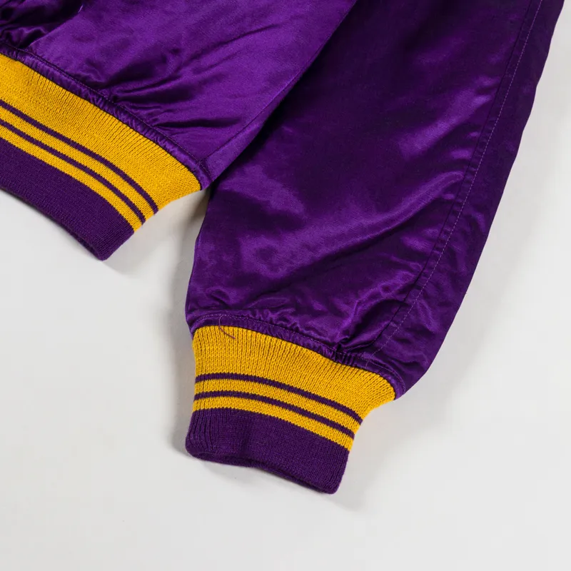 Polo Ralph Lauren Satin Varsity Inspired Jacket Champion Purple X-13