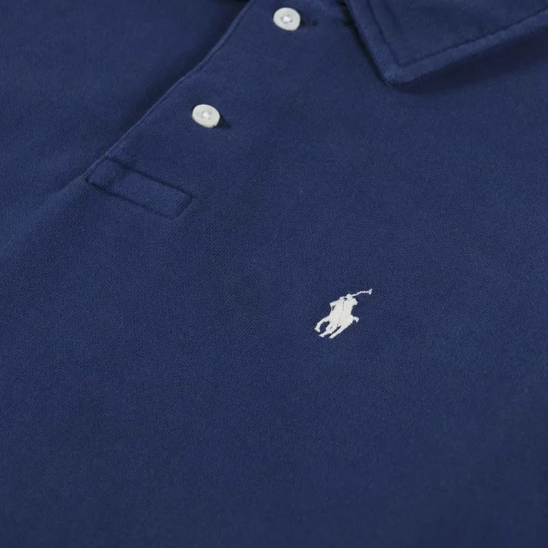 Polo Ralph Lauren Loopback Fleece Collared Sweatshirt Cruise Navy-4