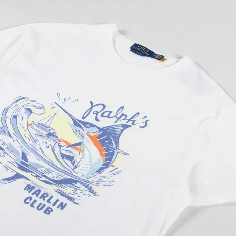 Polo Ralph Lauren Slub Jersey Graphic T Shirt White-1