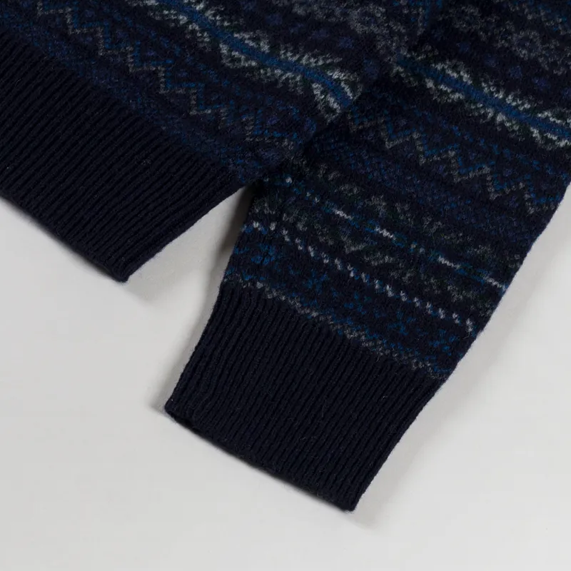 Polo Ralph Lauren Fair Isle Wool Jumper Navy Combo-5
